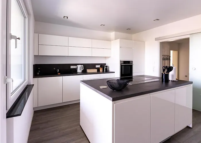 公寓 Design Zentral Fuer 6 In Andernach: Ausblick, Wifi, Kueche